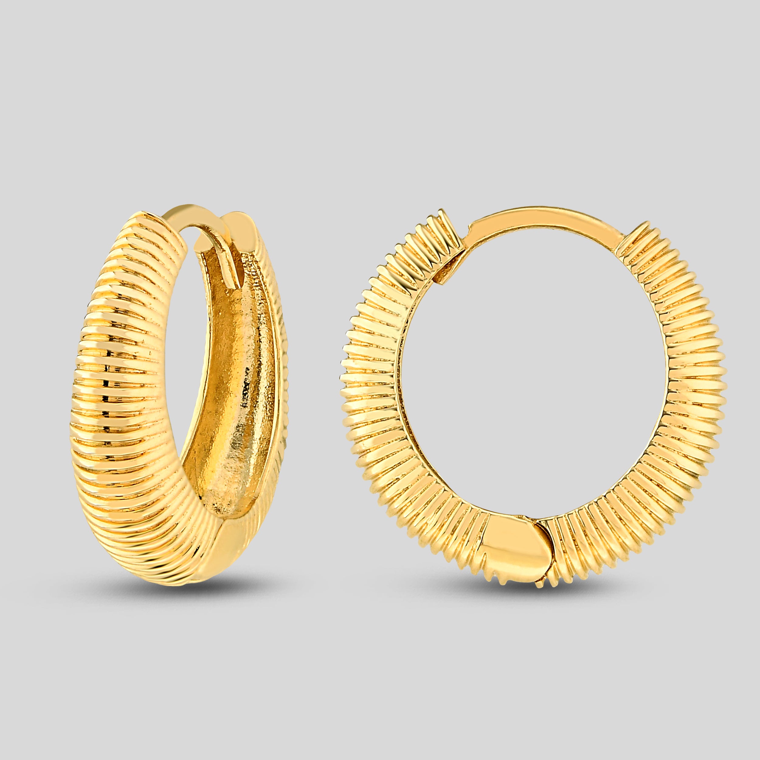 Notched Chunky Hoops