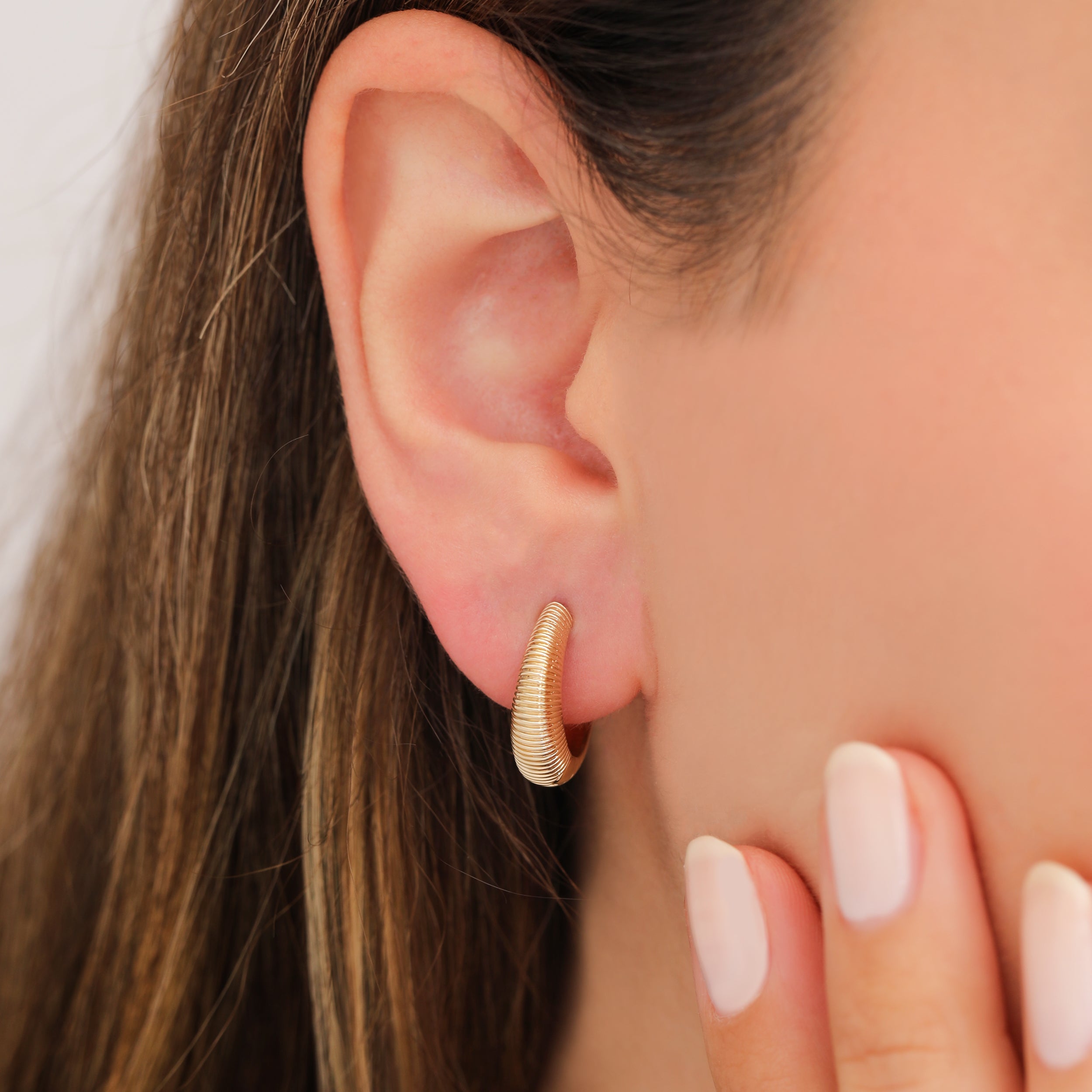 Notched Chunky Hoops