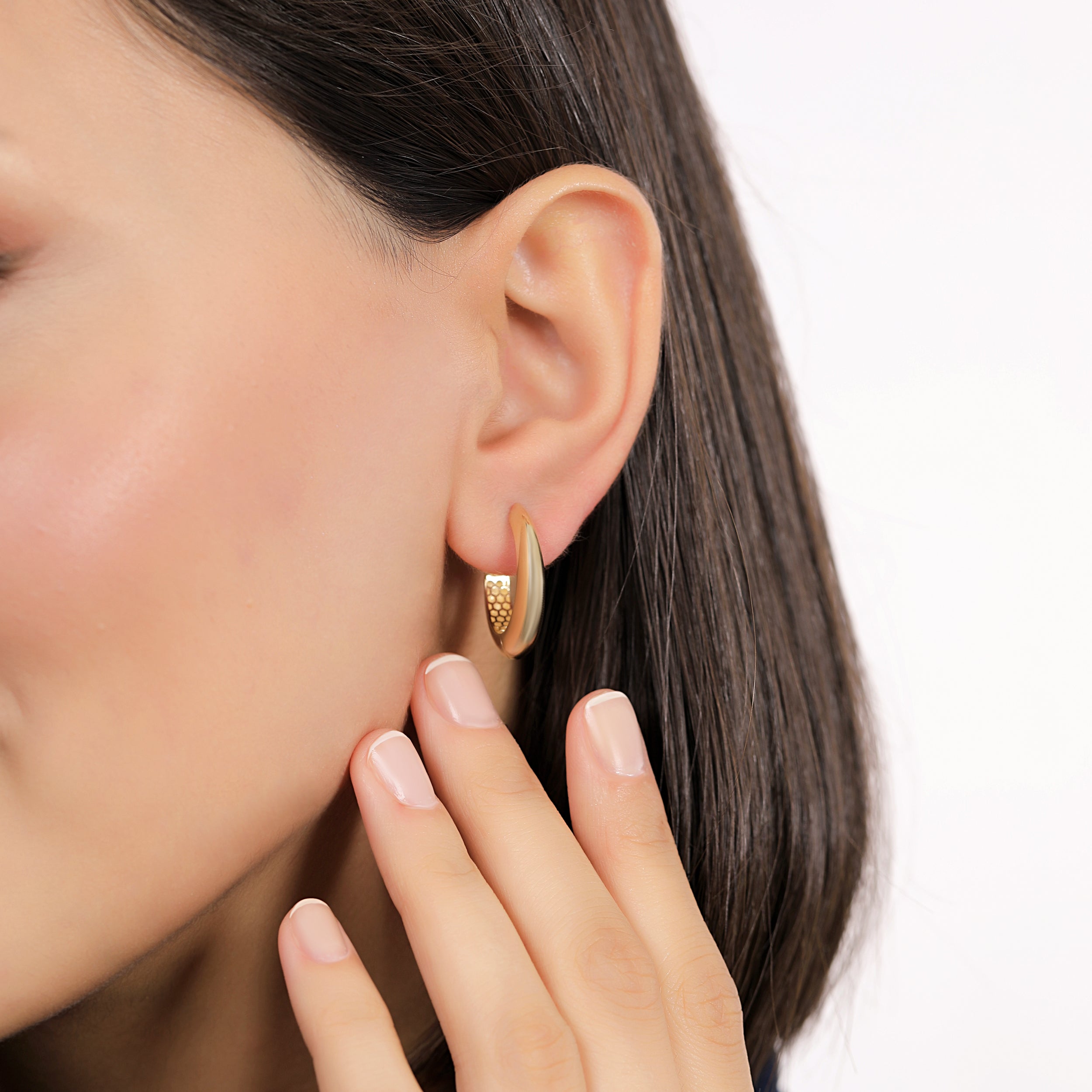 Plush Alvéole Hoops