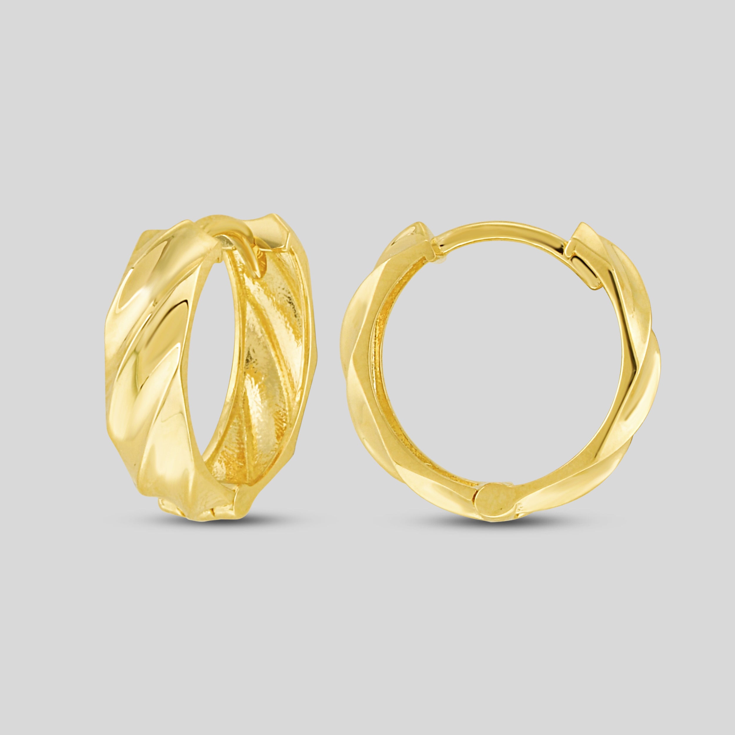 Bold Curved Hoops