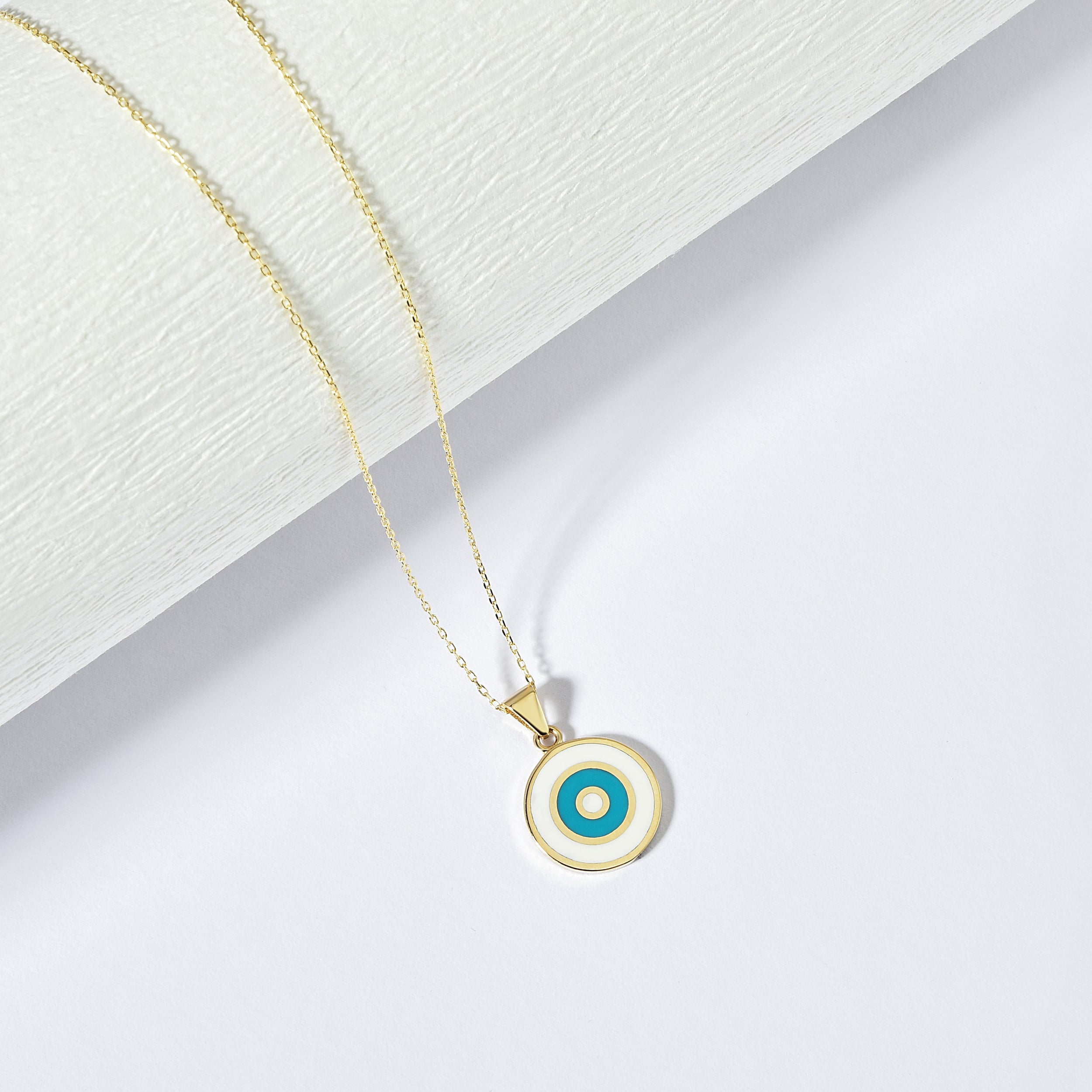 Round Bosphorus Turquois Evil Eye